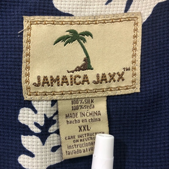 Jamaica Jaxx Shirts Jamaica Jaxx Mens Blue 0 Silk Shirt Xxl 2xl Poshmark